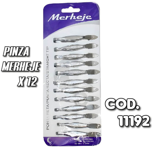 PINZA MERHEJE PLATA ( BLISTER x 12 )