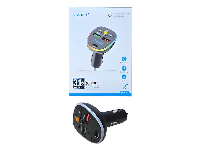 TRANSMISOR BLUETOOTH 3.1A (2 USB TIPO-C) / CALIDAD PREMIUM