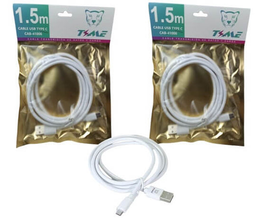 CABLE (TIPO-C) 1.5MTS / BUENA CALIDAD