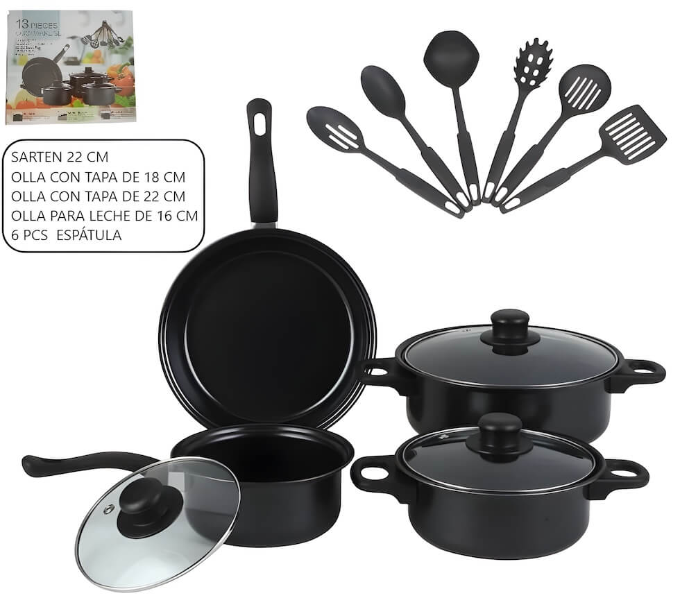 SET DE COCINA 13PCS