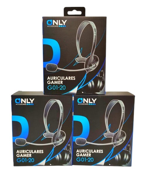 AURICULAR GAMER ONLY + MICROFONO + C. DE VOLUMEN