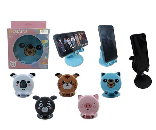 HOLDER PARA CELULAR ANIMALES ( x 3 UNIDADES)