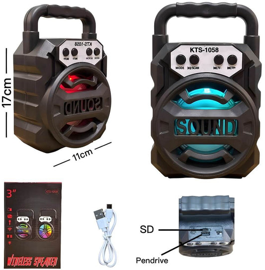 PARLANTE BLUETOOTH 3" /SD /FM / USB