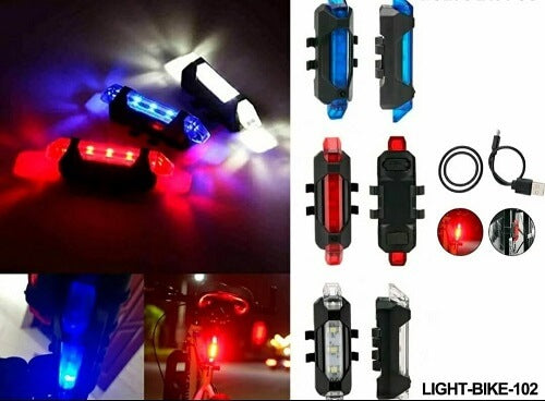 LUZ PARA BICI / 15 LUMENS/ USB/ RESISTENT AL AGUA