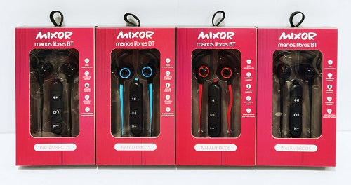 AURICULAR BLUETOOTH MIXOR + MANOS LIBRES