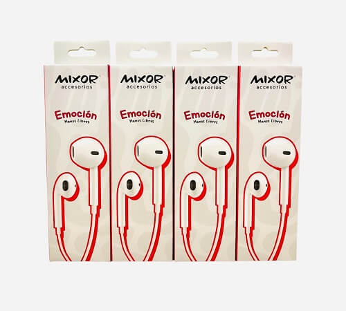 AURICULAR MIXOR MANOS LIBRES SIN GOMITA