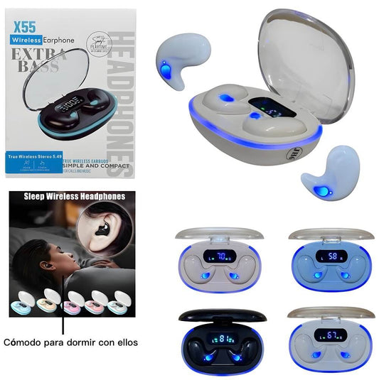 AURICULAR BLUETOOTH EX BASS X55 / CALIDAD PREMIUM