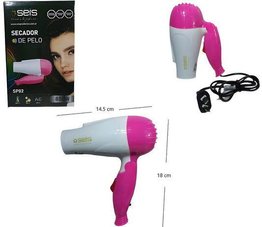 SECADORA DE CABELLO CHICA NEW NOVA 1000W