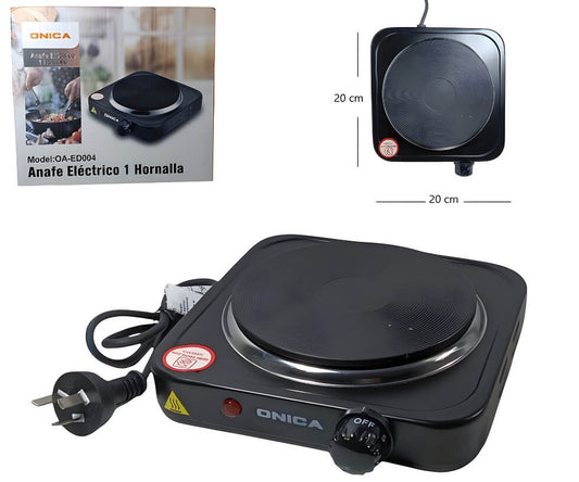 ANAFE ELECTRICO 1 HORNALLA 1000W ONICA