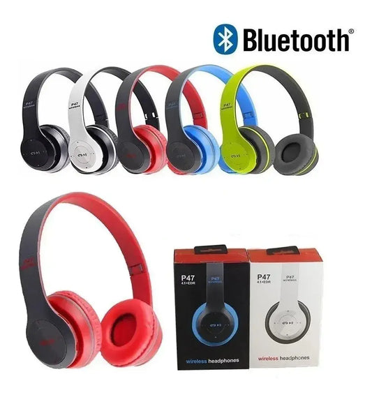 AURICULAR BLUETOOTH P47/FM/SD CALIDAD PREMIUM