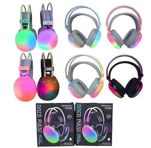 AURICULAR VINCHA BLUETOOTH RGB / CALIDAD PREMIUM