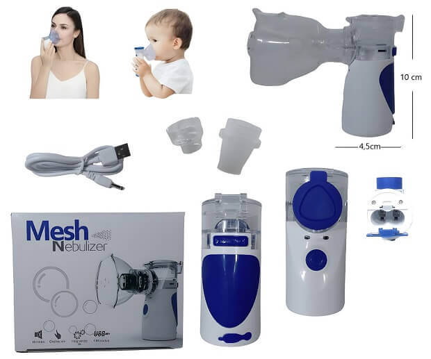 NEBULIZADOR PORTATIL ADUL/NIÑO USB Y PILA