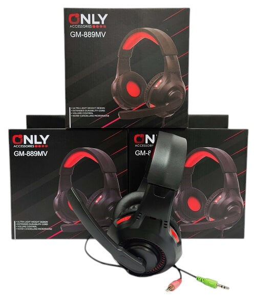 AURICULAR VINCHA ONLY GAMER / CALIDAD PREMIUM