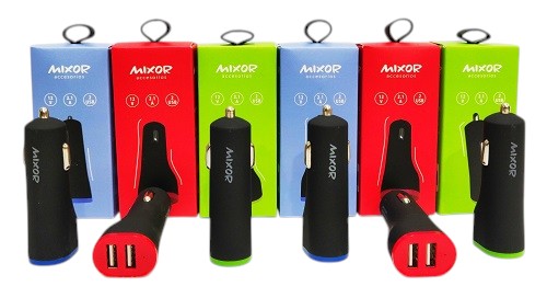 ADAPTADOR 12V MIXOR + 2 USB / CARGA RAPIDA