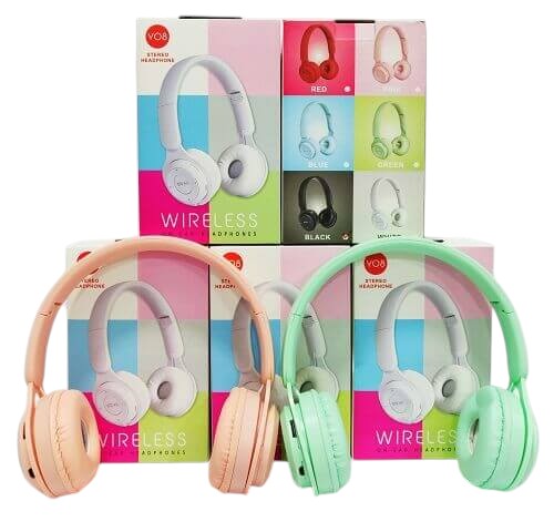 AURICULAR VINCHA BLUETOOTH Y08 / COLORES SURTIDOS