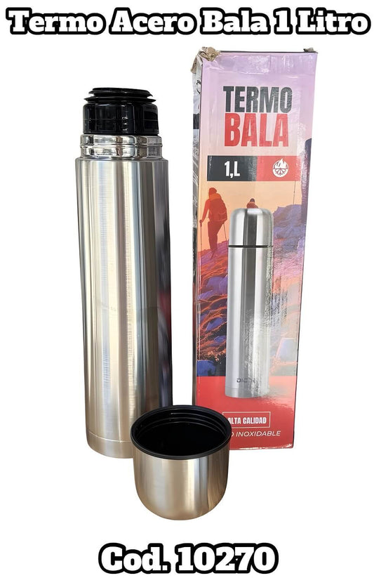 TERMO ACERO 1lt BALA