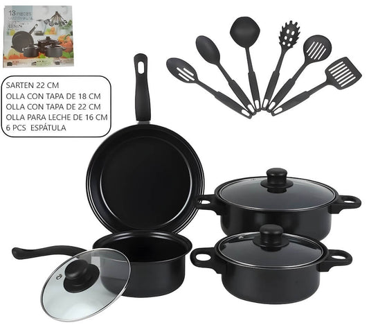 SET DE COCINA 13PCS