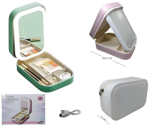 CAJA DE MAQUILLAJE CON ESPEJO