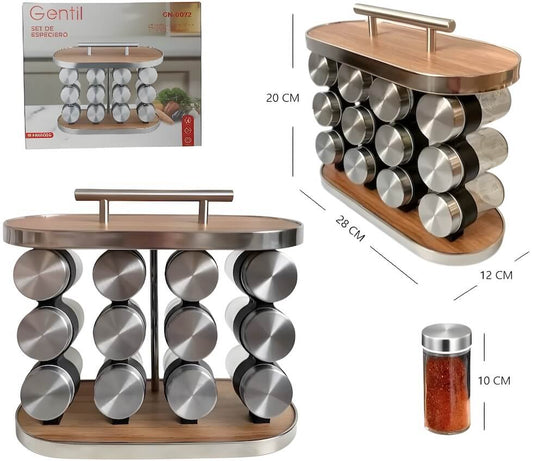 SET DE ESPECIERO 12PCS