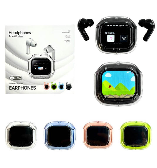 AURICULAR BLUETOOTH AIR MAX DISPLAY JUEGOS PREMIUM
