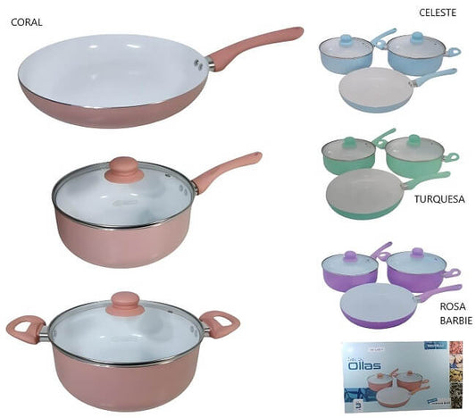 SET DE OLLAS GRANDE DE 3PCS